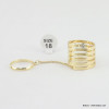 bague articulée 0414034 doré