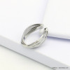 bague d'oreille entrelacé métal 0320118
