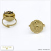 bague signe astro lion zodiacal constellation acier inoxydable 0420016