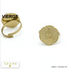 bague signe astro vierge zodiaque constellation acier inoxydable 0420018