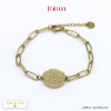 bracelet signe zodiaque GEMEAUX astro constellation acier inoxydable 0220023
