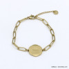bracelet signe zodiaque GEMEAUX astro constellation acier inoxydable 0220023
