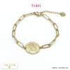 bracelet constellation VIERGE signe astro zodiaque acier inoxydable 0220026
