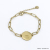 bracelet constellation VIERGE signe astro zodiaque acier inoxydable 0220026