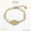 bracelet signe astrologique SCORPION zodiaque constellation acier inoxydable 0220028