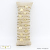 12 bracelets signes astrologique zodiaque constellation acier inoxydable + coussin de présentation offert 0220095 doré