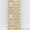 12 bracelets signes astrologique zodiaque constellation acier inoxydable + coussin de présentation offert 0220095 doré