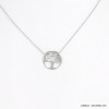collier arbre de vie acier inoxydable 0120580 argenté