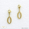 2 charms breloque chiffre zéro 0 acier inoxydable 0620549