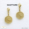 2 charms breloque astro signe zodiaque SAGITTAIRE acier inoxydable 0620553