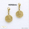 2 charms breloque astro signe zodiaque VERSEAU acier inoxydable 0620555