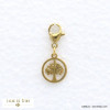 charm breloque arbre de vie anneau acier inoxydable 0620577