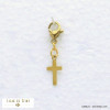 charm breloque croix acier inoxydable 0621022