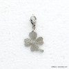 charm breloque trèfle acier inoxydable 0621023