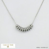 collier style contemporain acier inoxydable femme 0121055 argenté