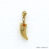 charm breloque acier inoxydable corne abondance cabochon pierre 0622041