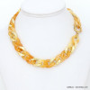 collier grosse maille acrylique femme 0122526