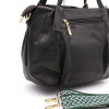 SAC À MAIN FLORA&CO SIMILI-CUIR SOUPLE GRAINÉ POMPON TASSEL LANIÈRE 0922530 noir