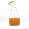 Sac à bandoulière box chaîne cuir véritable souple effet serpent femme 0923004 marron