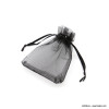100 sachets organza cadeaux 0623006 noir