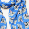 Etole motif queues oiseaux glitter femme 0724007 bleu