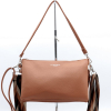 Sac trotteur simili-cuir grainé Flora&Co femme 3 compartiments 0924506 cognac