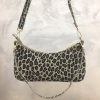 Sac porté épaule cuir véritable grainé 2 bandoulières 0924515 naturel/beige