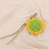 Bijou de sac ou porte-clés fleur de tournesol 0825018 multi