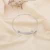 Bracelet jonc ouvrable en acier inoxydable 0225147 argenté