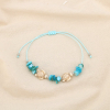 Set 12 bracelets coulissant tortue acrylique nacre 0225250 multi