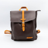 Sac à dos Flora&Co simili-cuir grainé 0924010 marron chocolat