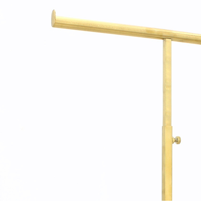 Présentoir colliers ajustable métal brossé 0625548 doré