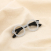 Broche lunettes résine paillette épingle métal 0525504 gris foncé