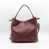 Sac à main Flora&Co simili-cuir tressé bandoulière 0925531 rouge bordeaux