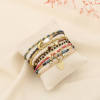 Ensemble 8 bracelets élastique acier cristal strass 0225615 multi