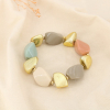 Bracelet élastique résine acétate multicolore 0226061 multi