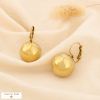 Boucles d’oreille dormeuses bille acier inoxydable 0325514 doré