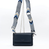 Sac à bandoulière large fantaisie Flora&Co 0926009 bleu foncé