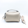 SAC À MAIN SIMILI-CUIR FLORA&CO 2 COMPARTIMENTS 2 BANDOULIÈRES 0923028 taupe métal