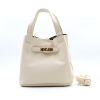Sac seau femme Flora&Co lady chic minimaliste simili-cuir grainé 0926044 écru