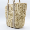 Cabas porté épaule femme Flora&Co summer city chic paille façon raphia 0926036 écru