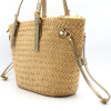 Cabas porté épaule femme Flora&Co bohème city glamour paille façon raphia 0926038 doré