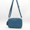 SAC BOX FLORA&CO SIMILI-CUIR GRAINÉ POMPON TASSEL FEMME 0922053 bleu jean