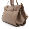 Sac satchel Flora&Co simili-cuir grainé fermoir tourniquet 0926503 taupe