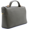 Sac à main style vanity case Flora&Co simili-cuir grainé 0926504 vert kaki
