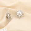 Boucles d’oreilles CLIP acier inoxydable soleil 0325198 argenté