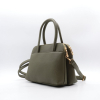 Sac à Main Arrondi Flora&Co Simili-Cuir Grainé Double Compartiment 0926516 vert kaki