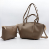 Sac Porté Épaule Pochette Amovible Flora&Co Simili-Cuir Grainé 0926517 taupe