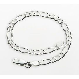 Chaine Gourmette Figaro bracelet femme